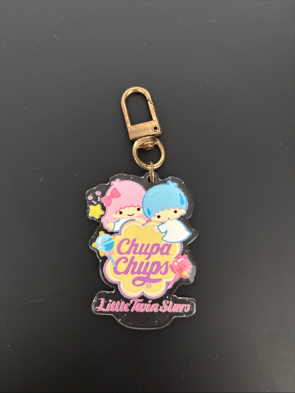 Sanrio Japan Γ Chupa Chups Collaboration Acrylic Keychain